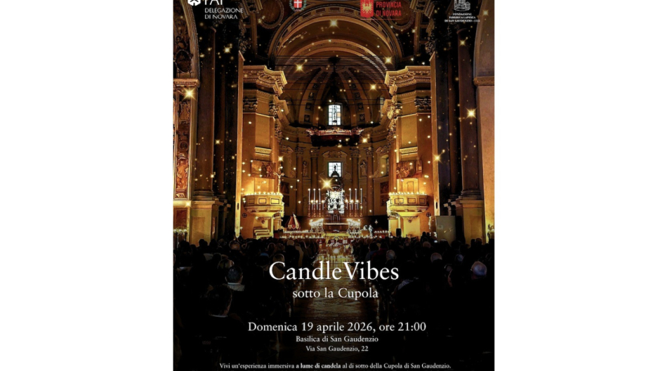 “CandleVibes sotto la Cupola”, appuntamento con i 